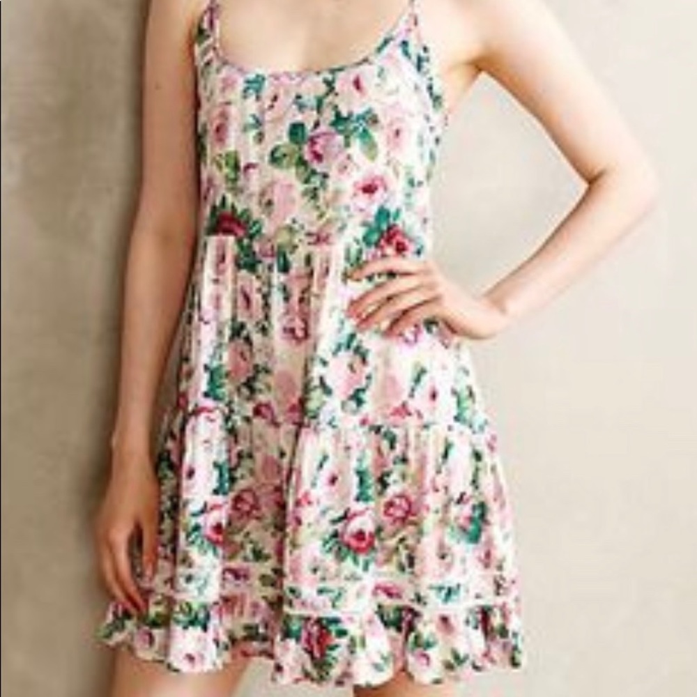 Anthropologie Eloise Floral Dress / Chemise
